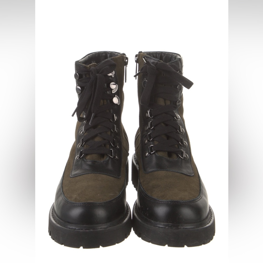 Aquatalia Suede Ankle Combat Boots - US 7.5